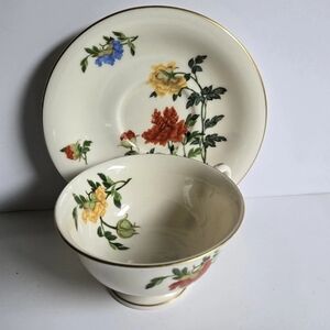 Castleton China Ma Lin Ching Chih Yee Tea Teacup and Saucer Vintage